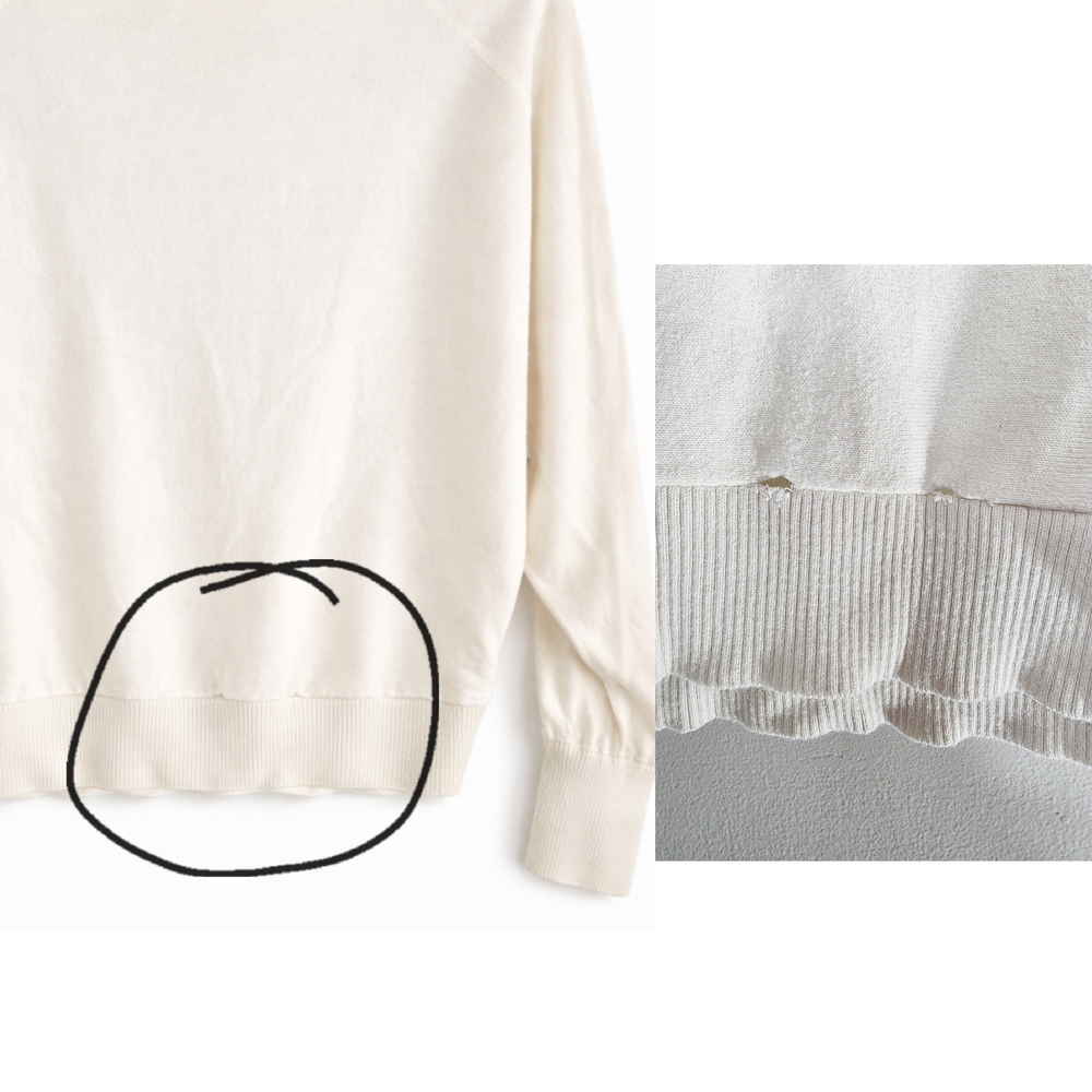 ALLSAINTS | Eli Bataeu Sweater In Cream - Picture 6 of 6